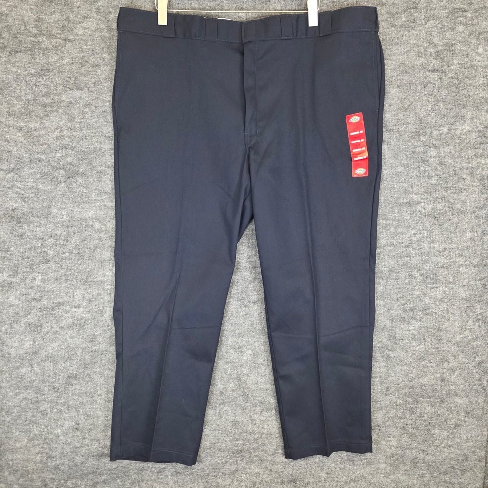 Dickies Pants Mens 48x30 Navy Blue Original Fit‎ 874 Flex Work Wrinkle Resistant
